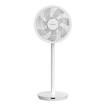 Stylies - Вентилатор на стойка ANTILA 25W/230V Ø 40 см бял + дистанционно управление