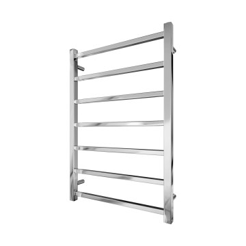 Стълбовиден радиатор за баня INOX TOKIO 161W/230V 77x53 cm неръждаема стомана/лъскав хром