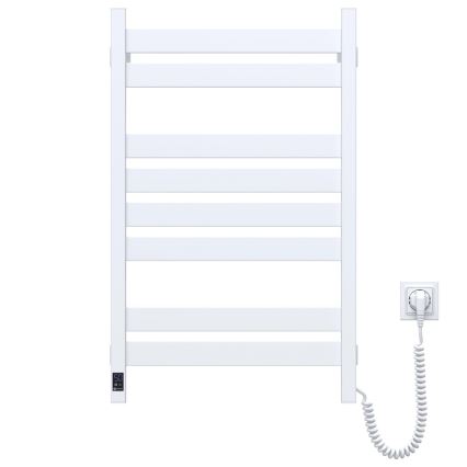 Лира за баня с термостат LARGO 432W/230V 80,6 cm IP44, бяла, дясна, с квадратен профил