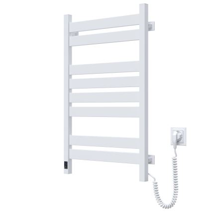 Лира за баня с термостат LARGO 432W/230V 80,6 cm IP44, бяла, дясна, с квадратен профил