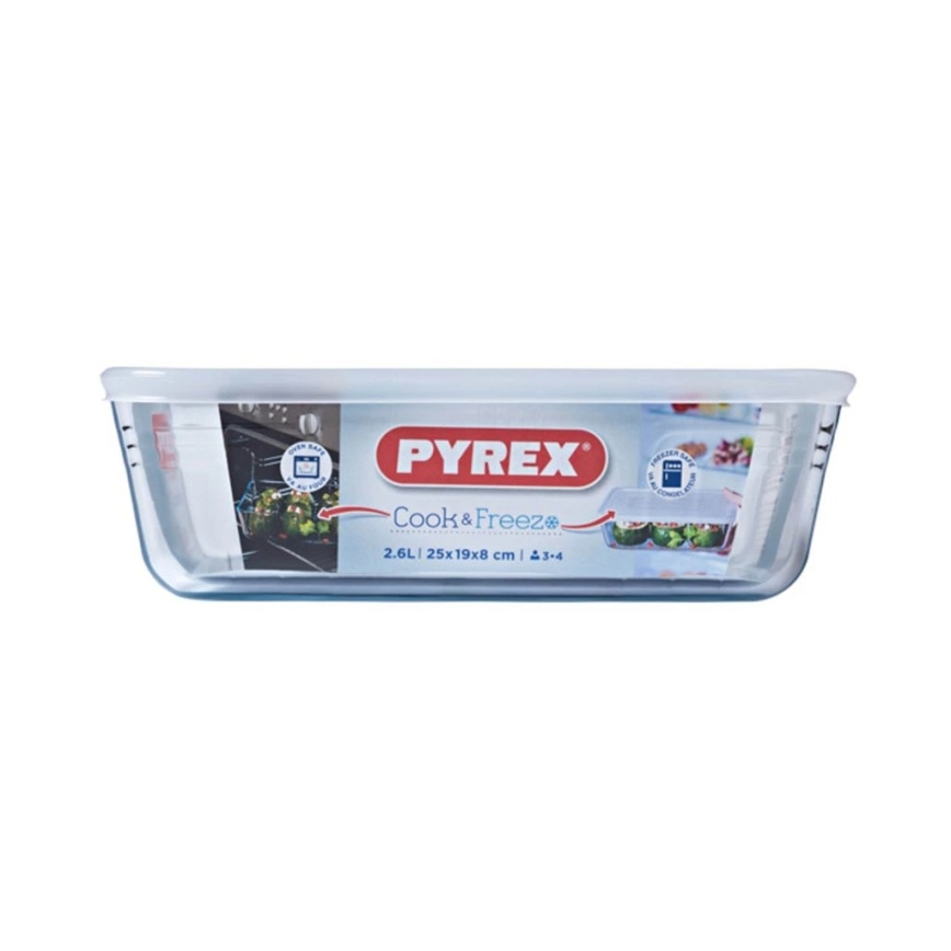 Стъклен съд за храна PYREX 2,6 л