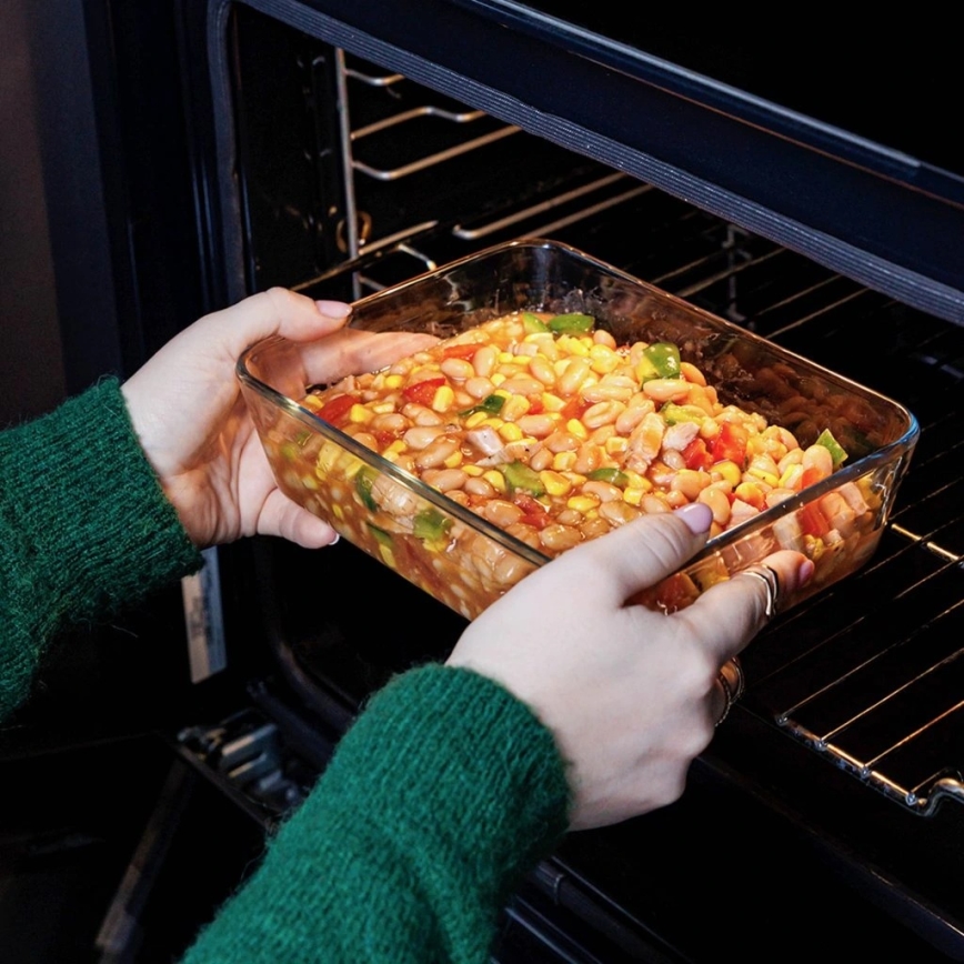 Стъклен контейнер за съхранение на храни PYREX 1,5 l