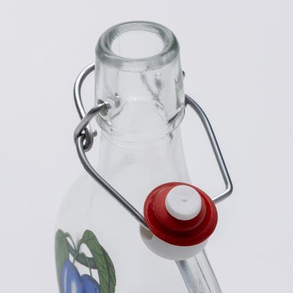 Стъклена бутилка 0,2 l сливи