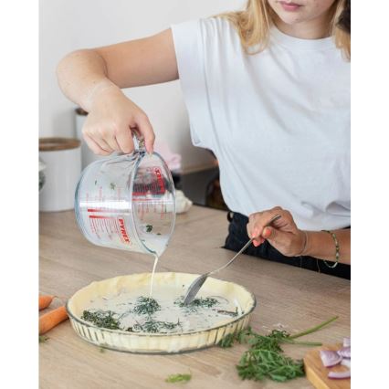 Стъклена мерителна кана PYREX 1 л