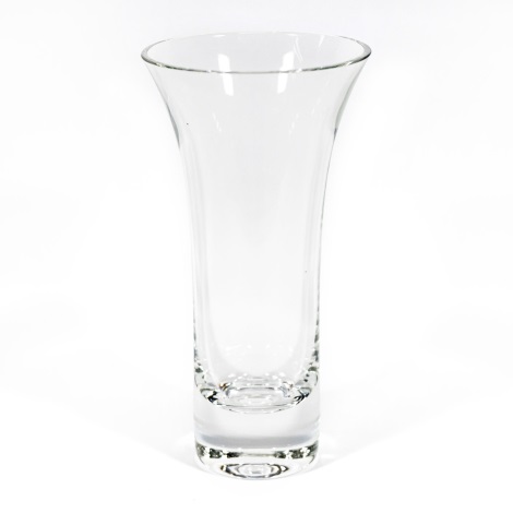 Стъклена ваза 17,5 см прозрачна