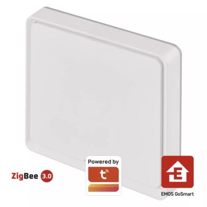 Суич с 1 бутон GoSmart Tuya бял