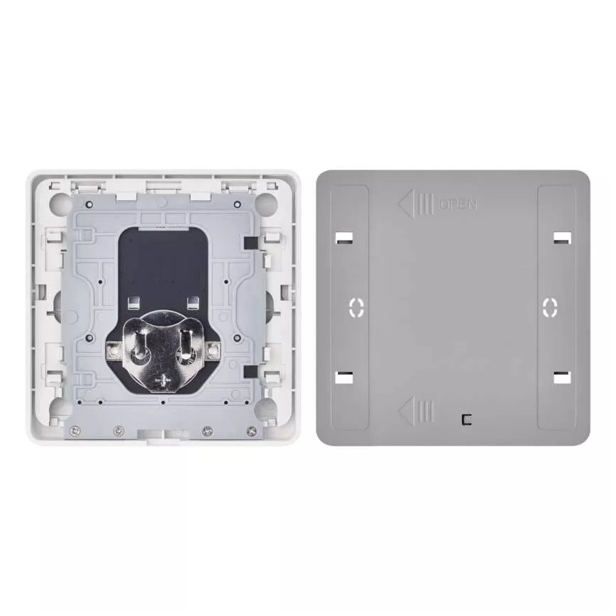 Switch с 2 бутона GoSmart Tuya бял