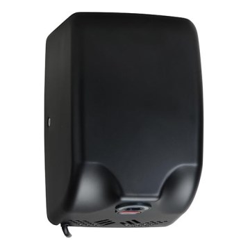 Сушачка за ръце 17,3x25,5 см неръждаема стомана/черна