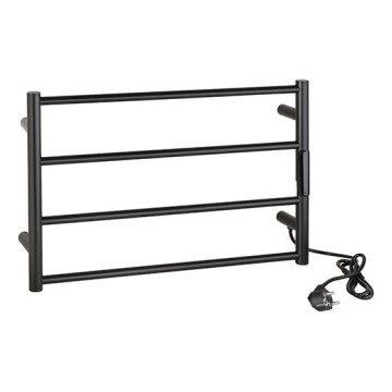 Сушилник за кърпи 56x37 см неръждаема стомана/черен