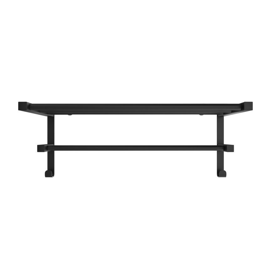 Сушилник за кърпи за баня за радиатор HF SHEFFIELD 52x28,4 cm, черен