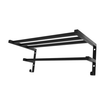 Сушилник за кърпи за радиатор в банята HF SHEFFIELD 52x25,6 cm черен