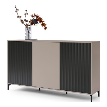 Шкаф RONJA taupe/черен