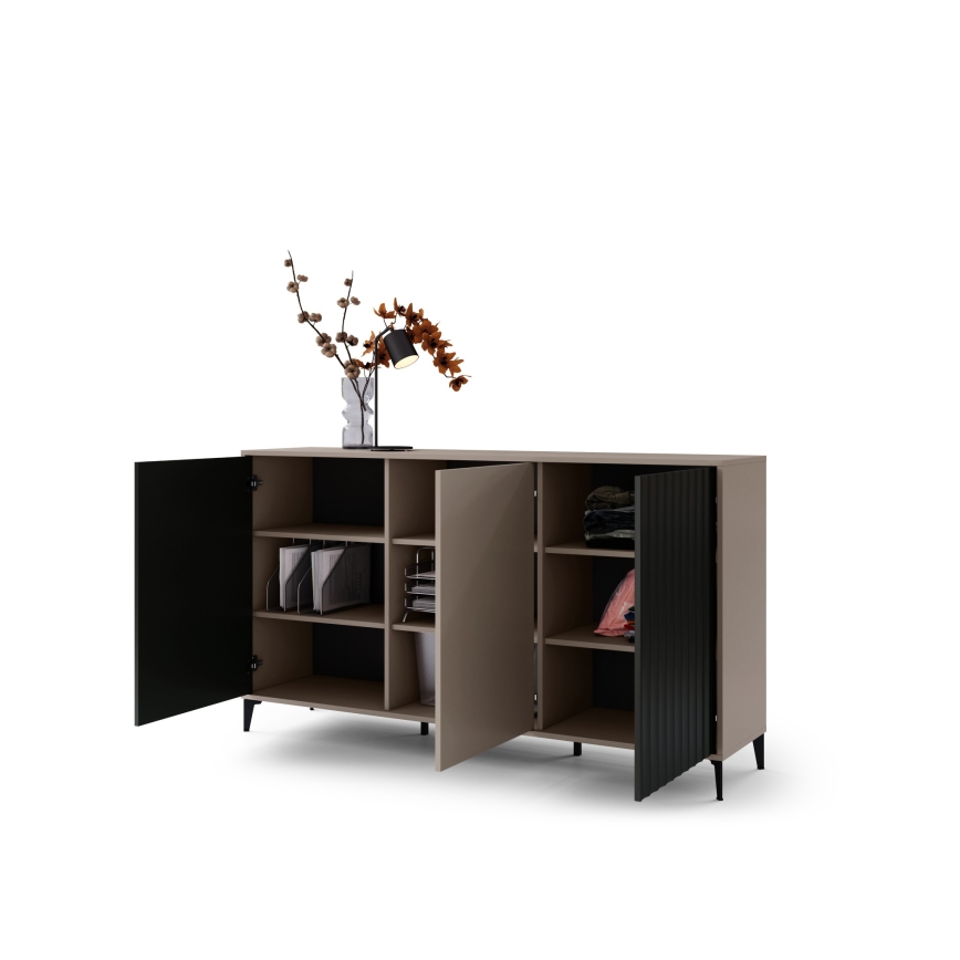 Шкаф RONJA taupe/черен