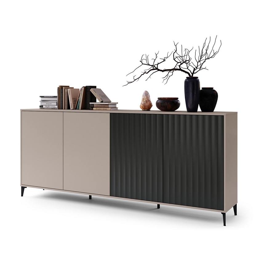 Шкаф RONJA taupe/черен