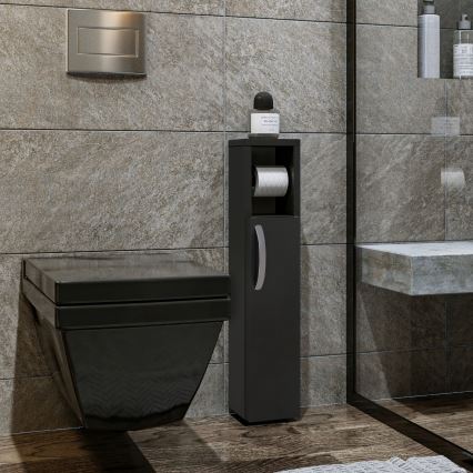 Шкаф с отделение за тоалетна хартия STAR 65x15 cм антрацит