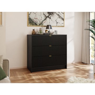 Шкаф TIRENO 75x80 см черен