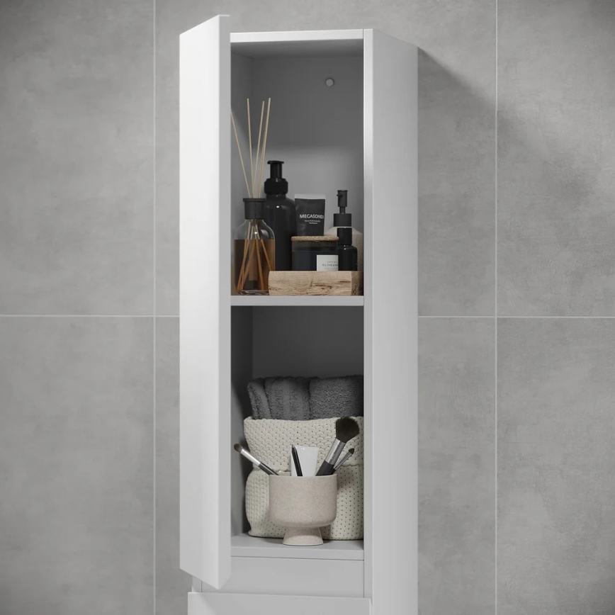 Шкаф за баня KENWOOD 186 см бял