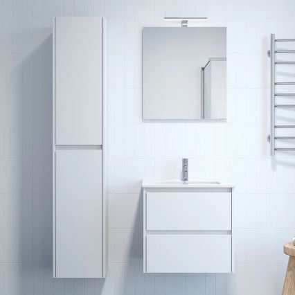 Шкаф за баня MOLDE 35x174x32 см бял