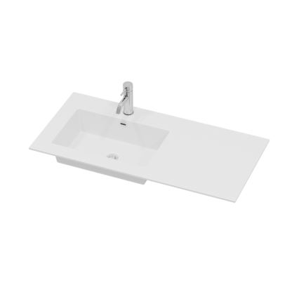 Шкаф за баня с мивка HELSINKI 95 см лява/черна