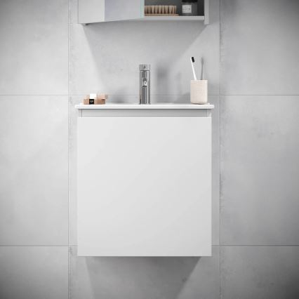 Шкаф за баня с мивка KENWOOD 51x55x41 см, бял