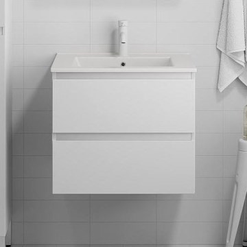 Шкаф за баня с мивка KENWOOD 61x52x47 cm, бял