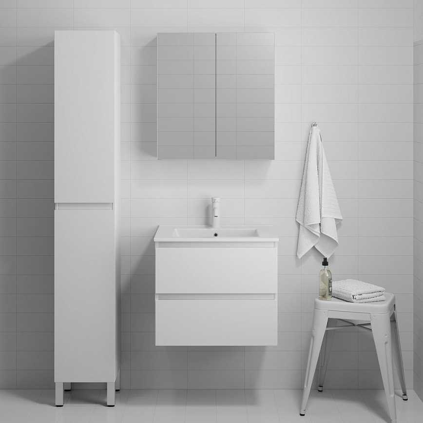 Шкаф за баня с мивка KENWOOD 61x52x47 cm, бял