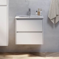 Шкаф за баня с мивка MOLDE 60x55x46 см бял