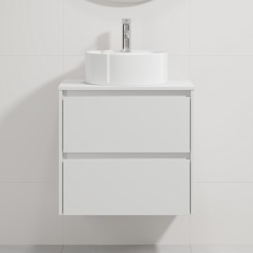 Шкаф за баня с мивка TRONDHEIM/VIKEDAL 60x57x46 см бял