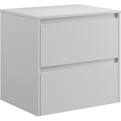 Шкаф за баня TRONDHEIM за мивка 60x57x46 см бял