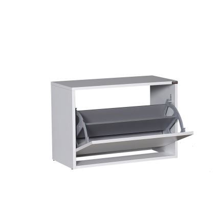 Шкаф за обувки 42x60 cм бял