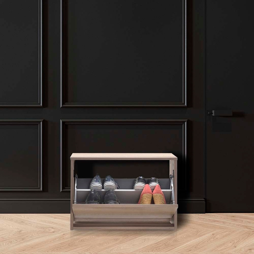 Шкаф за обувки 42x60 см кафяв