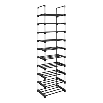 Шкаф за обувки ALVORO черен