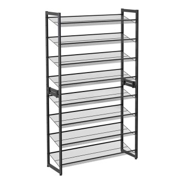 Шкаф за обувки ALVORO, черен