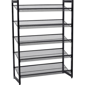 Шкаф за обувки ALVORO, черен