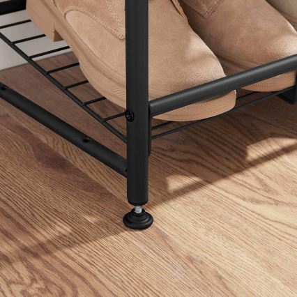 Шкаф за обувки ALVORO черен