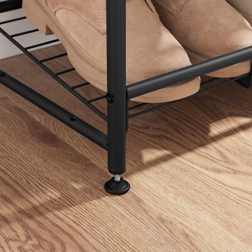 Шкаф за обувки ALVORO черен