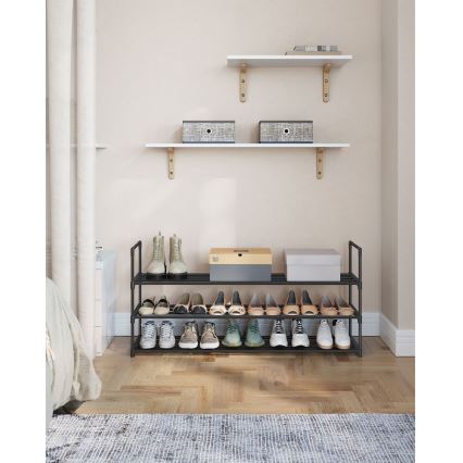 Шкаф за обувки ALVORO черен