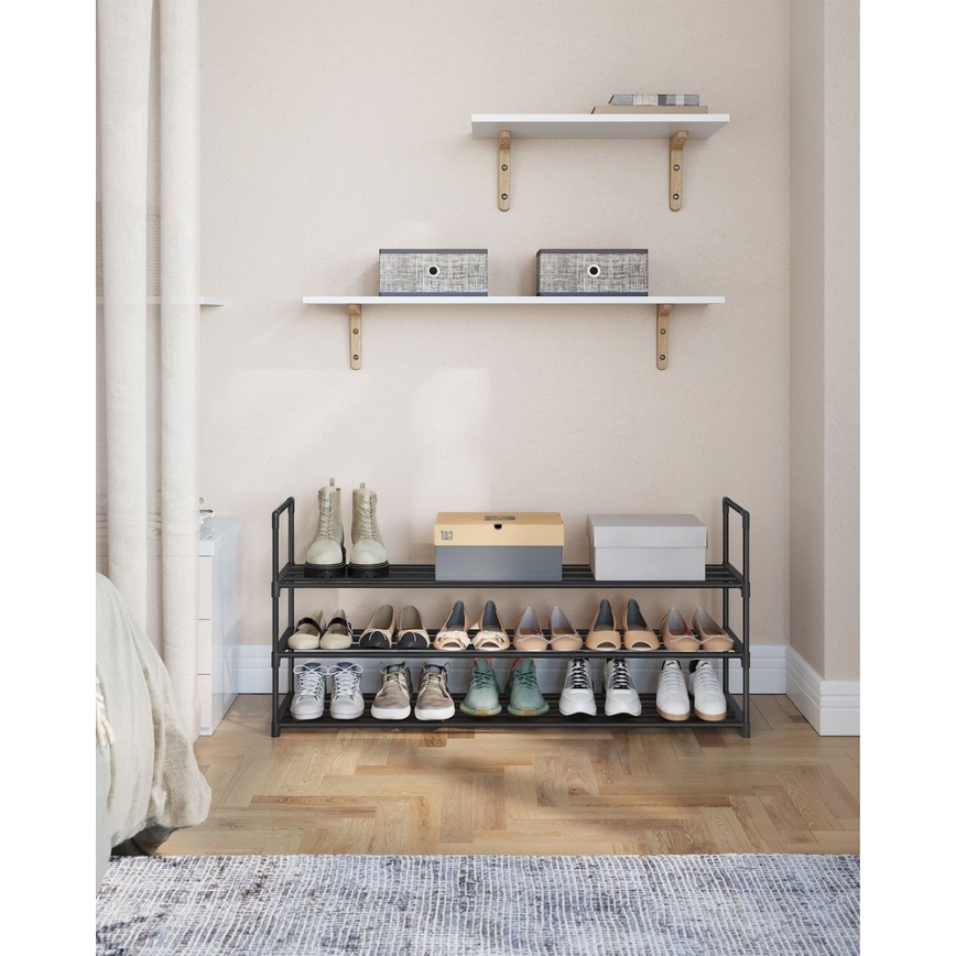 Шкаф за обувки ALVORO черен