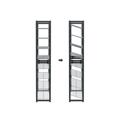 Шкаф за обувки ALVORO сив