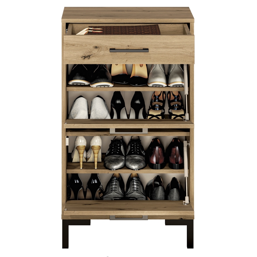 Шкаф за обувки CORICA 94x55 см дъб артезан