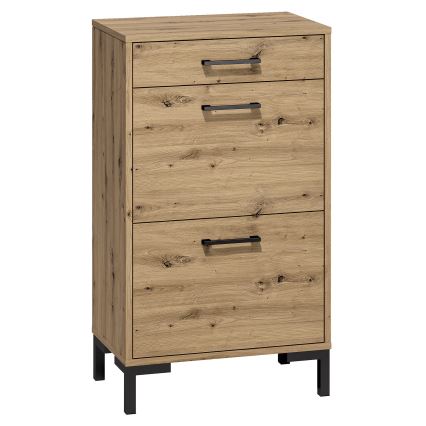 Шкаф за обувки CORICA 94x55 см дъб артезан