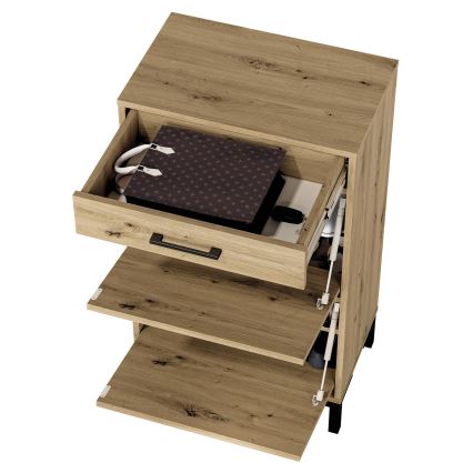 Шкаф за обувки CORICA 94x55 см дъб артезан