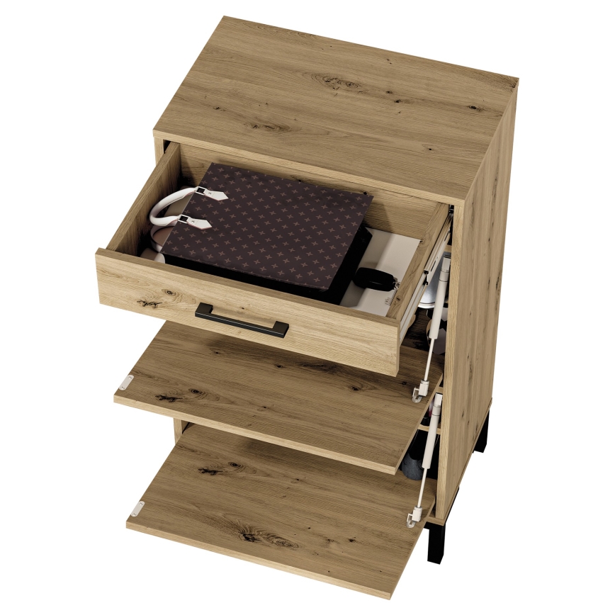 Шкаф за обувки CORICA 94x55 см дъб артезан