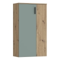 Шкаф за обувки ETON, дъб artisan/зелен