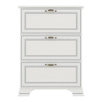 Шкаф за обувки VETICA 120x84 см кремав