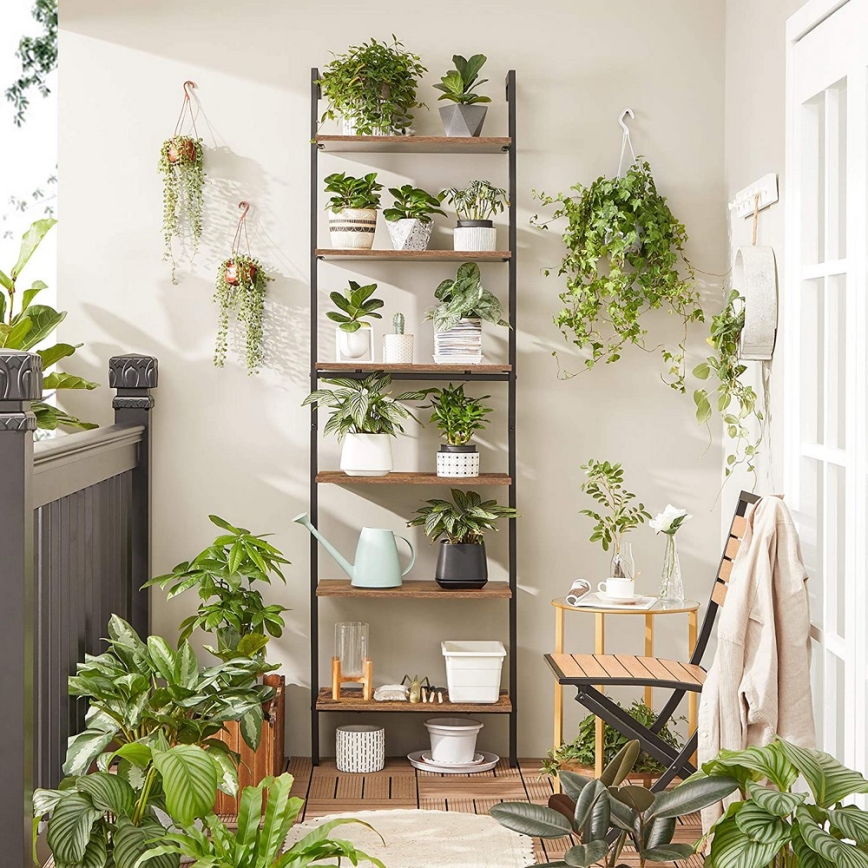 Шкаф за книги NAVARO, кафяв/черен