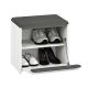 Шкаф за обувки CALLA 47x50 см бял/сив