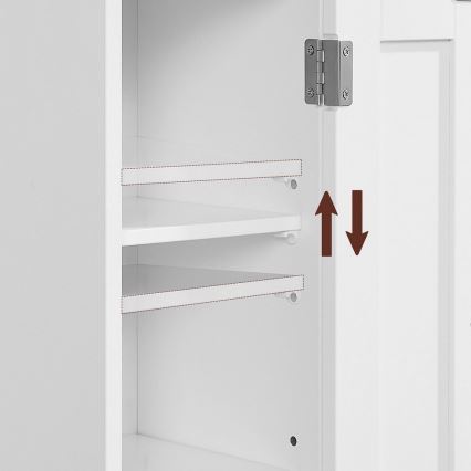 Шкафче SIA бяло