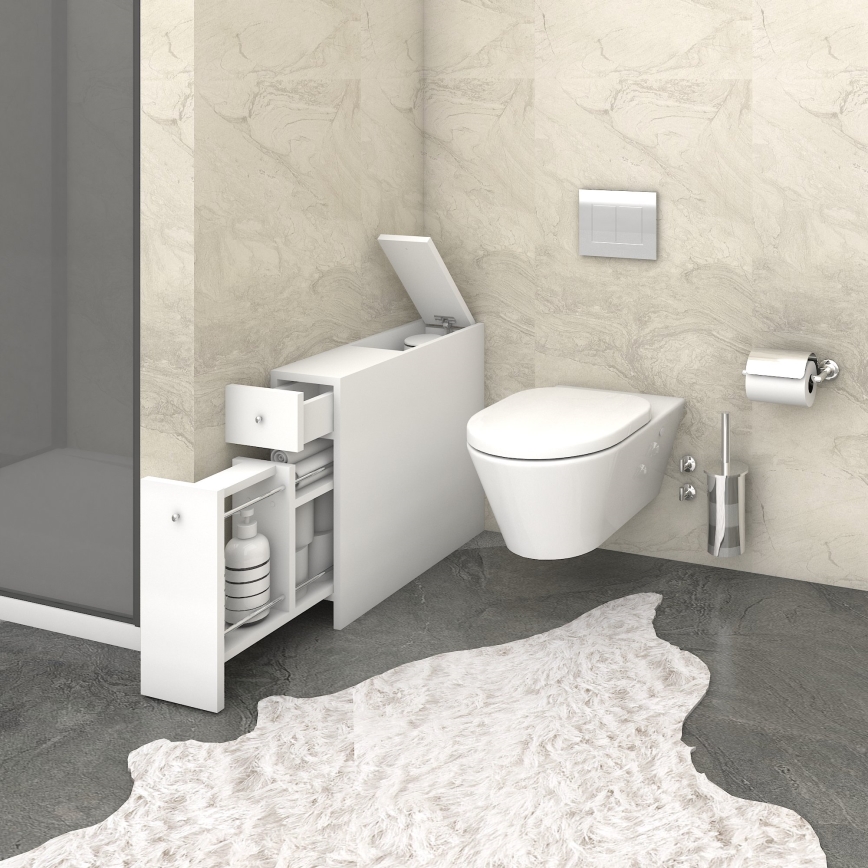 Шкафче за баня SMART 60x55 cм бял