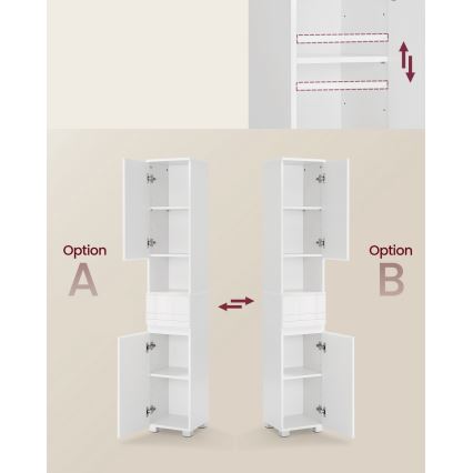Шкафче KATY, бяло